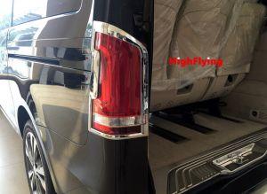 Накладки на задние фонари хромированные для Mercedes-Benz Vito/Viano/V-Class W447 2014-